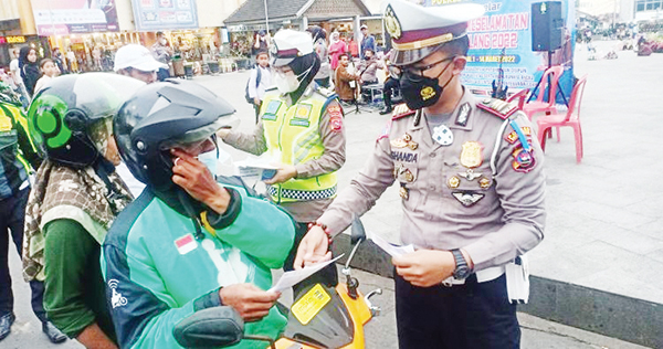 Polisi berikan 326 teguran