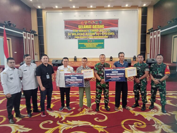 TMMD Ke - 115 Kodim 0311/ Pessel, Tujuan Akhir " Ruang, Alat dan Kondisi Juang " 1 a 3