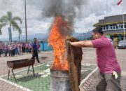 Karyawan PT PLN dapat Pembekalan, Damkar Berikan Pemahaman Penanggulangan Kebakaran di Kota Solok