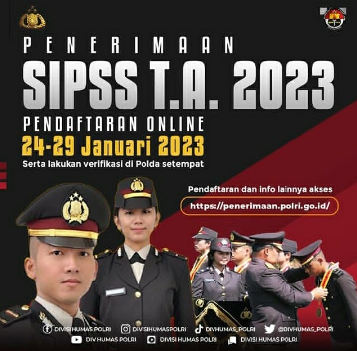 DIBUKA— Penerimaan calon Sekolah Inspektur Polisi Sumber Sarjana (SIPSS) resmi dibuka.