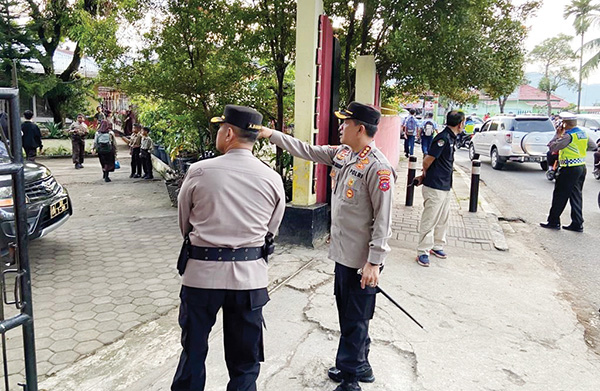 kapolresta padang patroli ke sekolah