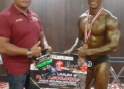 Kejurda PBFI Sumbar di Padang, Atlet Binaraga Budi Permana Raih Perunggu