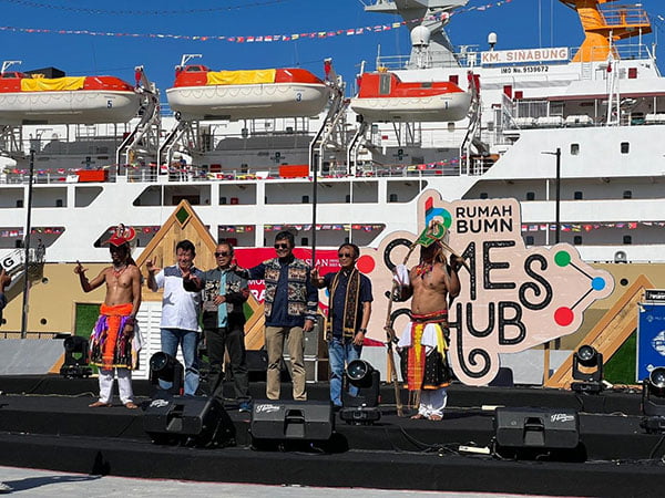 SUKSES—Erick Thohir sukses menggelar festival budaya di Rumah BUMN SME’s HUB di Waterfront Labuan Bajo.