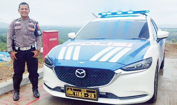 WAKILI— Raih Juara II di lomba Safety Riding Tingkat Polda Sumbar, Aipda Seprozi Lira Wakili Polda Sumbar ditingkat nasional.