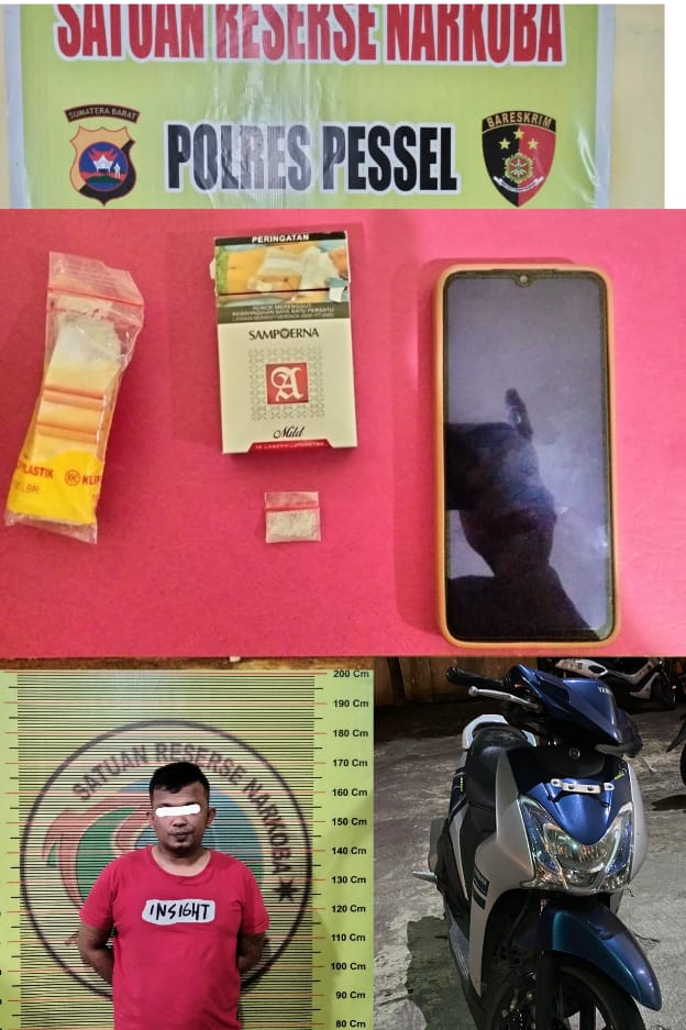 Sapu Jagat Satresnarkoba Polres Pessel, Kembali Tangkap R dan BB Shabu 1 1e