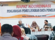 Rakor Pengawasan Pemutakhiran Data Pemilih, Menyamakan Persepsi Antara Panwaslu dan Bawaslu