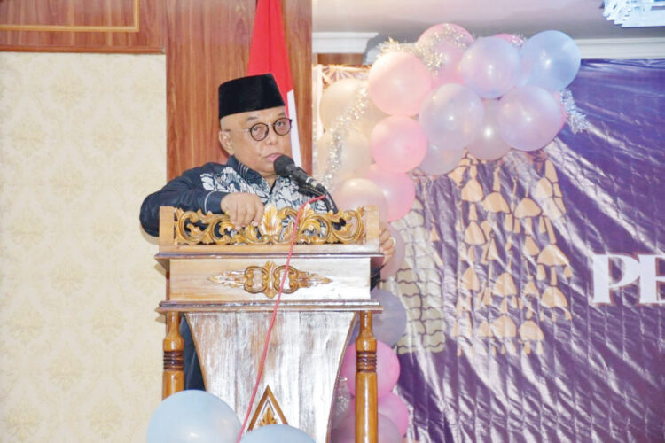 PEMILIHAN DUTA ANAK— Sekda Agam, Edi Busti, menghadiri acara puncak pemilihan Duta Anak Kabupaten Agam 2023, Sabtu (24/6) malam di Hotel Sakura Syariah Lubuk Basung.