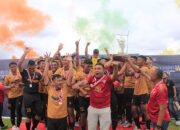 PS Satbrimob Juara Turnamen Sepak Bola  Piala Kapolda Sumbar