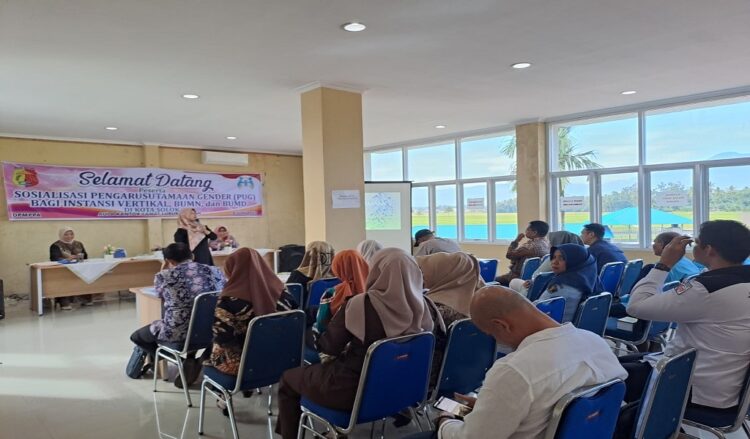 PERSIAPAN— Sosialisasi mempercepat pelaksanaan implementasi Pengarusutamaan Gender (PUG)