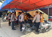 Berikan Sosialisasi dan Imbauan, Polres Sawahlunto Datangi Kelompok Ojek 