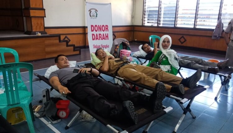 Bakti Sosial Donor Darah Hari Bhayangkara ke-77 dan Dokkes ke-77, Polres Sijunjung Kumpulkan 39 Kantong Darah 1 Polres Sijunjung berhasil kumpulkan 39 Kantong Darah