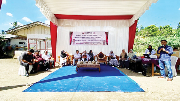 Berikan Pemahaman dan Pengawasan Pemilu, Bawaslu Rangkul Pemilih Pemula Penyandang Disabilitas 1 SOSIALISASI— Bawaslu Agam adakan sosialisasi kepemiluan bagi pemilih pemula penyandang disabilitas yang akan berpartisipasi dalam Pemilu serentak 14 Februari 2024 mendatang.