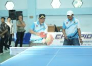Buka Kejuaraan Tenis Meja, Mahyeldi Berharap Fasilitas Olahraga Tenis Meja Menjamur di Nagari