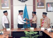 Ketua Kwartir Cabang Gerakan Pramuka Kota Solok, 14 Peserta Kwartir Dilepas Menuju KPN