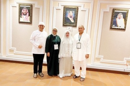 BERTEMU— Ketua DPP PDI Perjuangan Puan Maharani (kedua kanan) bertemu dengan bakal calon presiden usungan Koalisi Perubahan untuk Persatuan (KPP) Anies Baswedan (kiri) di Guest House di Mina, Saudi Arabia.