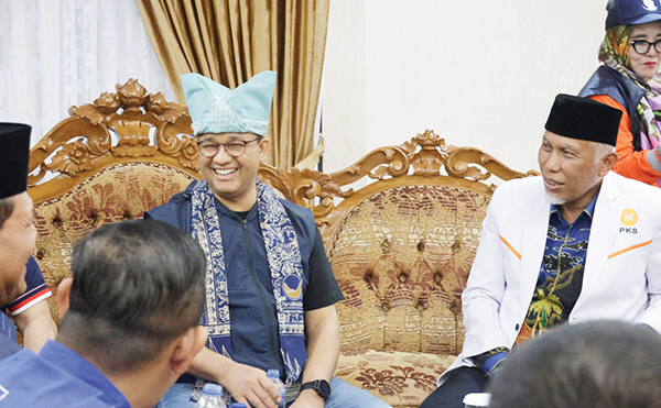 Apel Siaga PKS Sumbar, Anies Baswedan: PKS Penerus Perjuangan Tokoh Minang 1 BACAPRES Anies Baswedan melakukan dialog bersama Ketua DPW PKS, Mahyeldi Ansharullah.