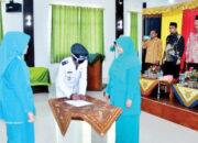 Sukinah David Erlangga Dilantik Jadi Ketua TP PKK Nagari Ladang Laweh