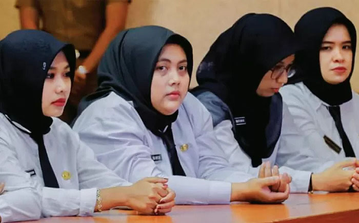 ILUSTRASI— Para tenaga honorer yang telah lulus seleksi PPPK saat akan diberi SK pengangkatan PPPK 2023.