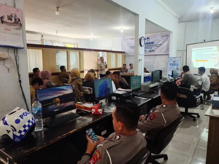 Samsat Sosialisasikan Aplikasi Signal