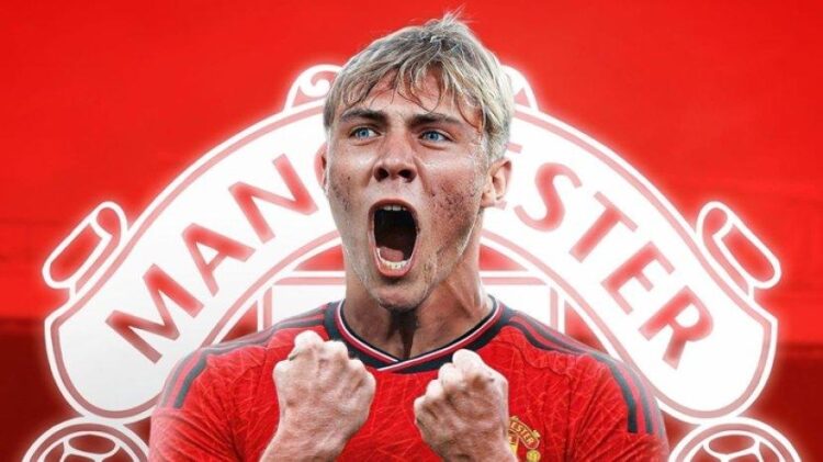 TRANSFER PEMAIN— Manchester United berhasil merekrut penyerang berbakat Atalanta, Rasmus Hojlund, dengan nilai transfer mencapai 70 juta euro atau senilai Rp1,16 triliun.