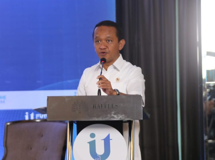 Menteri— Investasi/Kepala Badan Koordinasi Penanaman Modal (BKPM) Bahlil Lahadalia .