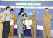 Aktif Mendukung Program KI, Agam Diganjar Penghargaan Kemenkumham RI