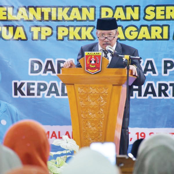 Wali Nagari Malalak Barat Diminta Kelola Potensi Nagari 1 Andri Warman, Bupati Agam