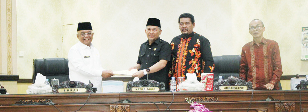 Bupati Agam Sampaikan Ranperda Perubahan APBD tahun 2023