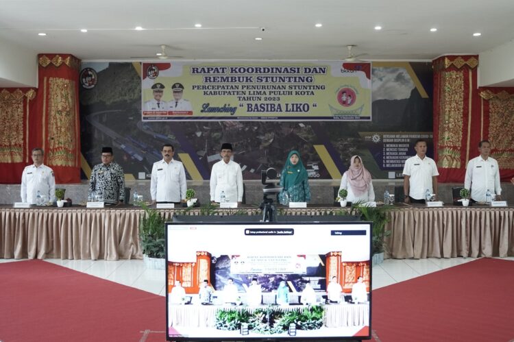 Bupati Buka Rakor Stunting dan Luncurkan Program BASIBA LIKO 1 RAKOR STUNTING—Bupati Syafruddin membuka Rakor Stunting dan peluncuran program BASIBA LIKO