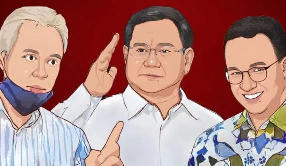 Survei Ipsos: Ganjar Vs Prabowo Kejar-kejaran, Anies Ketinggalan 1 ILUSTRASI— Bakal capres Pilpres 2024 (dari kiri) Ganjar Pranowo, Prabowo Subianto, dan
Anies Baswedan.