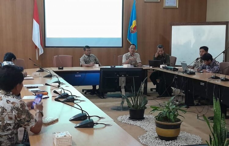 SOSIALISASI—Terlihat suasana sosialisasi terkait pengumpulan data tujuan pembangunan berkelanjutan (TPB) terhadap Organisasi Perangkat Daerah (OPD).