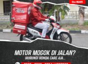 Motor Mogok di Jalan, Hubungi Honda CARE Menara Agung