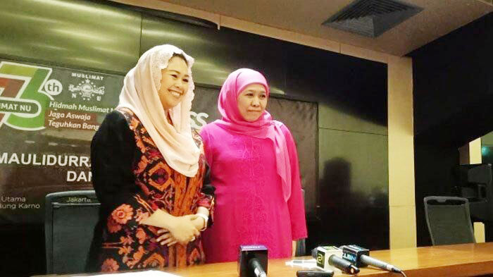 Survei Cawapres Perempuan di Pilpres 2024, Yenny Wahid Ungguli Khofifah 1 Yenny Wahid dan Khofifah Indar Parawansa