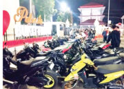 Razia Knalpot Bising, Polresta Bukittinggi Amankan Puluhan Ranmor