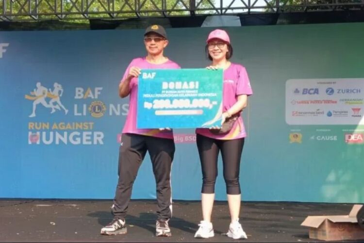 3.500 Pelari dari Seluruh Indonesia Ikut BAF Lions Run 2023 1 GALANG DONASI— BAF Lions Run bertema Run Against Hunger galang donasi bantu mengentaskan kelaparan di Indonesia melalui Program Food Bank.