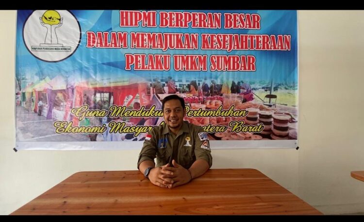 Ketua BPC HIPMI Payakumbuh Dika Sacend.