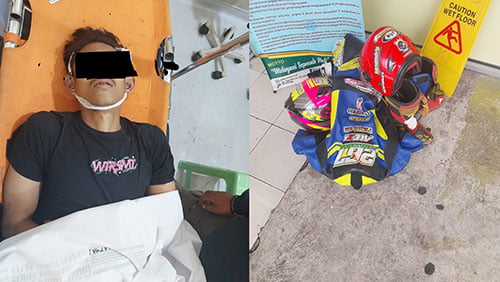 Event Balap Motor di Bukittinggi Makan Korban, Pebalap Pemula asal Agam Tewas Bertabrakan, Alami Benturan Keras pada Kepala 1 PEBALAP MENINGGAL— Peserta balap motor Kota Wisata Road Race Bukittinggi meninggal gegara tabrakan di lintasan. Sementara, pakaiaan balap dan helm korban diamankan sebagai barang bukti.