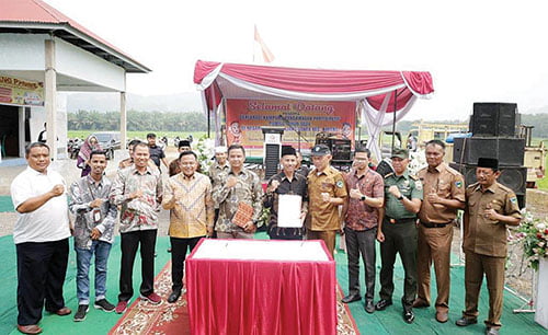 PEMBACAAN Deklarasi Kampung Partisipatif Pemilu Tahun 2024.