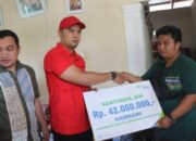 Ahli Waris Korban Kebakaran Terima Santunan Peserta JKM Rp42 Juta