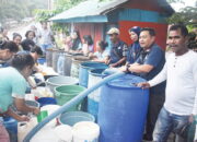 Mohammad Imron Jamil Peduli, Distribusikan 5000 Liter Air Bersih