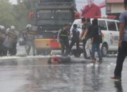 Personel Polres Sijunjung Gelar Simulasi Sispamkota