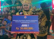 Wakili Sumbar pada Ajang Pemuda Pelopor Tingkat Nasional, Govvinda Yuli Effendi Asal Sijunjung Juara Pertama