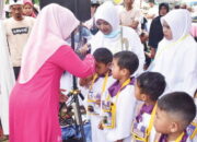 Ratusan Anak TK- PAUD di Kecamatan Canduang Ikuti Peragaan Manasik Haji