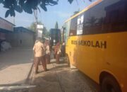 Senangnya Siswa di Kabupaten Sijunjung, Bus Sekolah Gratis Kembali Beroperasi Layani Antar Jemput