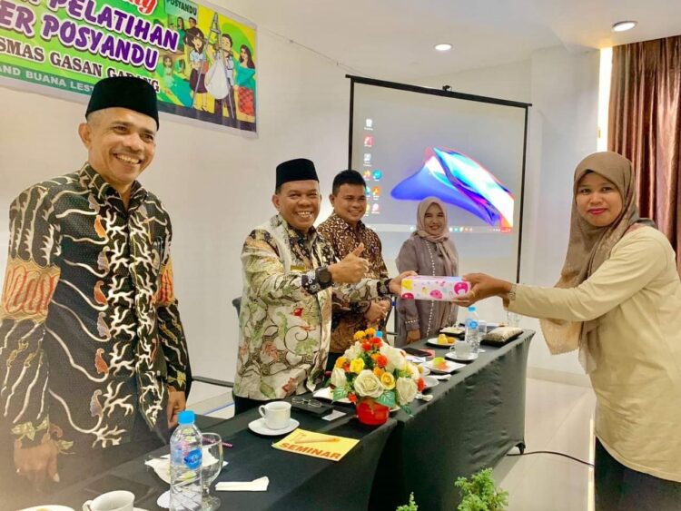 Tambah Ilmu Kader Posyandu, Wabup Rahmang Dukung Pelatihan Kader Posyandu 1 PELATIHAN KADER— Wabup Rahmang saat menghadiri pelatihan kader posyandu.