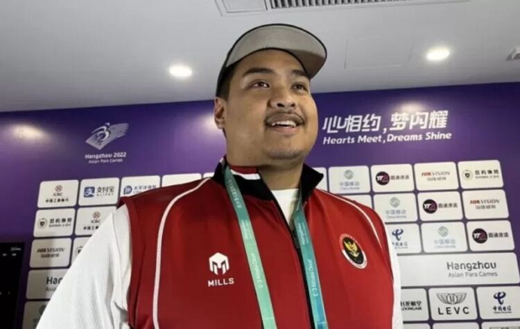 Bonus untuk Atlet Berprestasi di Asian Para Games 2022, Menpora: Jangan Khawatir Tentu Saja Ada 1 WAWANCARA— Menteri Pemuda dan Olahraga (Menpora) RI Dito Ariotedjo dalam sesi wawancara singkat dengan jurnalis di Xiaoshan Sports Centre Gymnasium, Tiongkok, Selasa (24/10).
