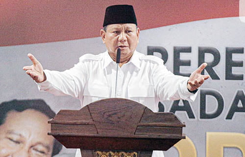 Prabowo Dinilai Capres yang Punya Fokus Bangun Indonesia dari Desa 1 Calon Presiden Prabowo Subianto.