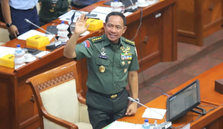 Komisi I Setujui Jenderal Agus Subiyanto jadi Calon Panglima TNI 1 FIT AND PROPER TEST— Jenderal TNI Agus Subiyanto saat menjalani Fit and Proper Test Calon Panglima TNI di Komisi I DPR, Jakarta, Senin (13/11).