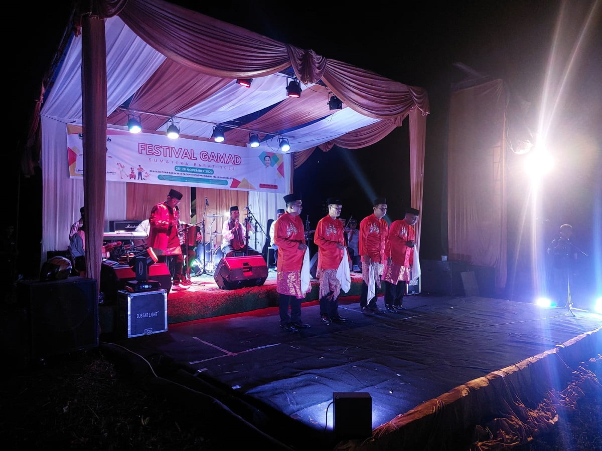 Festival Gamad yang digelar di lapangan Kantor Camat Pauh Sabtu