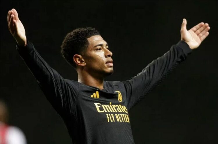 Dinobatkan Jadi Pemain Terbaik di Bawah 21 Tahun, Jude Bellingham Dinilai Layak Raih Trophy Kopa Tahun Ini 1 SELEBRASI— Jude Bellingham kembali membawa Real Madrid menang di kancah Liga Champions atas Braga dengan golnya di menit ke-61 pada Rabu (25/10) dini hari WIB.